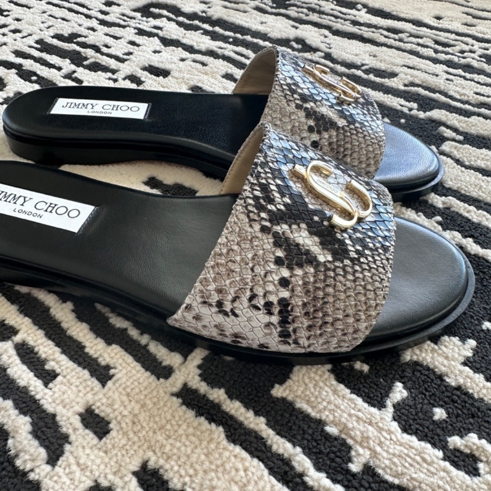 Authentic Jimmy choo slides - Picture 3 of 5